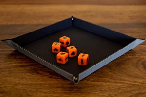  Tacka na kości (dice tray) - #06 Granatowo-szara 