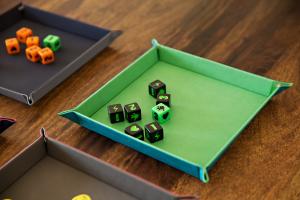  Tacka na kości (dice tray) - #05 Zielono-niebieska 