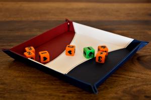  Tacka na kości (dice tray) - #03 Trójkolorowa 