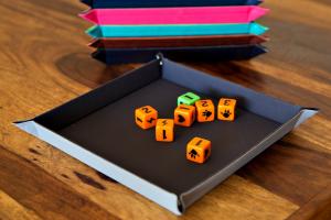  Tacka na kości (dice tray) - #06 Granatowo-szara 