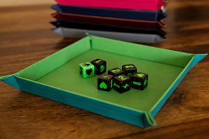  Tacka na kości (dice tray) - #05 Zielono-niebieska 