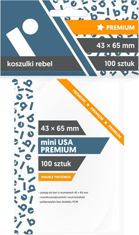 Rebel (43x65 mm) "Mini USA Premium"