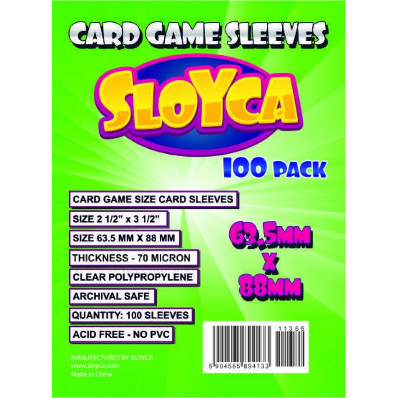 SLOYCA Koszulki Standard CCG (63,5x88mm)